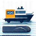 インターモーダル輸送アイコン